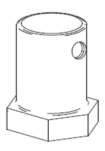 Clemco-Bonnet - 01967 Outlet Valve-Piston