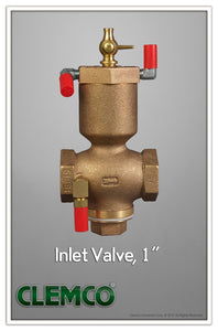 Clemco - Inlet Valves, Complete 1"