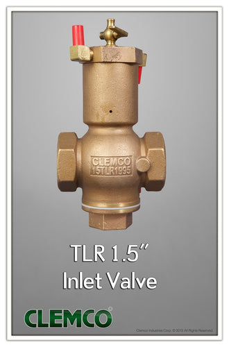 Clemco - Inlet Valves, Complete 1-1/4