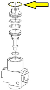 Clemco - Retaining Ring for Cap - for 1/2" Inlet Valve