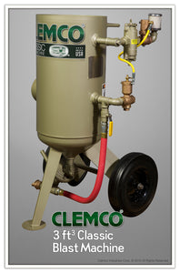 Clemco - 3.0 cu ft 1" Classic Blast Pot Model 1648