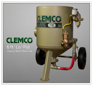 Clemco - 6.0 cu ft 1" Lo Profile Classic Blast Pot Model 2443