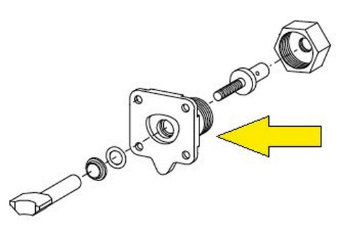 Clemco MQV - Housing, Knob