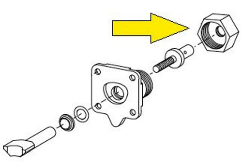 Clemco MQV - Nut, Housing Knob