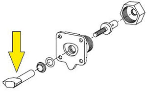 Clemco MQV - Metering Plate and Shaft