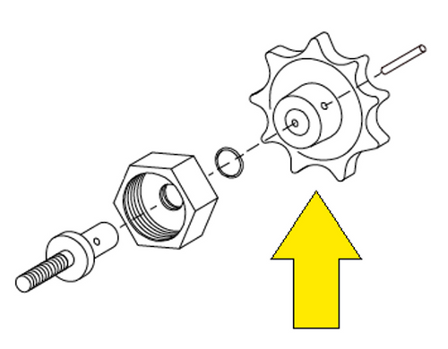 Clemco MQV - Knob, Adjustment