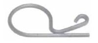 Safety Clip, Standard, .080 wire diameter. - Gold Braid - for 2