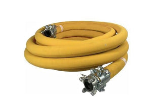 Air Hose, 1-1/2" ID x 50', 300 PSIwith 4 Prong Fittings