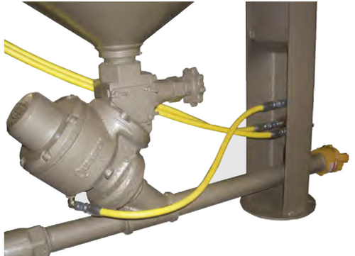 Clemco MQV - Adaptor Flange w/ Insert