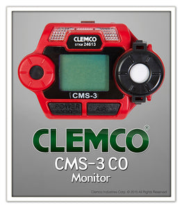 Clemco - CMS-3 CO Monitor Pkg, Battery, Inside Hood Mount w/Calibration Connector & 25PPM Gas - DISCONTINUED