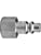 Quick Connect Plug, Industrial Series, Steel, 1/4" Body x 1/4", Female NPT Threads - for 1/4" ID
