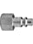 Quick Connect Plug, Industrial Series, Steel, 1/4" Body x 3/8", Female NPT Threads