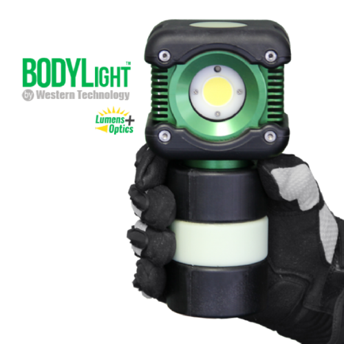 Body Light, Explosion Proof, Rechargeable Battery, Charger and Case