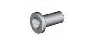 Nozzle, Ceramic, 1-1/4" Long x 7/8" OD Flange, CL197 Series,  Kennametal Premiuim Grade Ceramic Nozzle