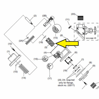 Clemco AQV - Plunger, for Grit Valve